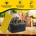 thumbnail image 5 of Juggernaut Storage 5 Gal Lockable Plastic Storage Tote, (Set of 2), 5 of 8