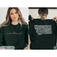 thumbnail image 4 of Montana Sweatshirt | Floral Montana Crewneck Pullover | Womens Montana Home State Sweater | Cute Montana Sweatshirt | Neighbor Gift, 4 of 4