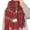 Red, variant on Luxalzxs Winter Scarf for Women Cold Weather Fashion Retro Plaid Shawls Wraps Thick Warm Soft Scarf Wraps for Women