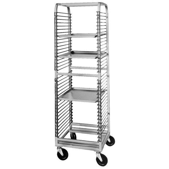 Channel Manufacturing 560N 36 Pan Front Load Aluminum Bun / Sheet Pan Rack with Wire Slides - Assembled