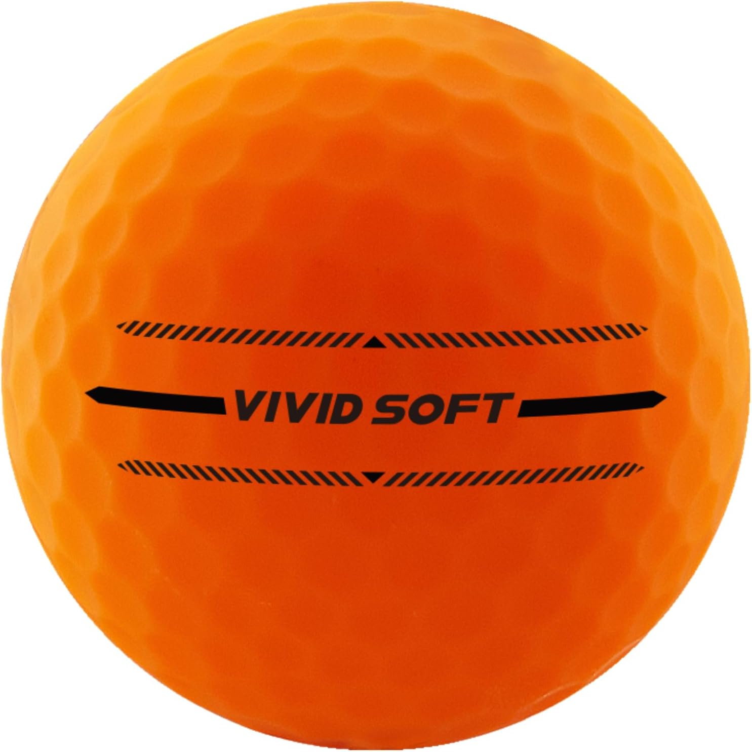 Volvik Vivid Soft Golf Balls (One Dozen) (Orange)