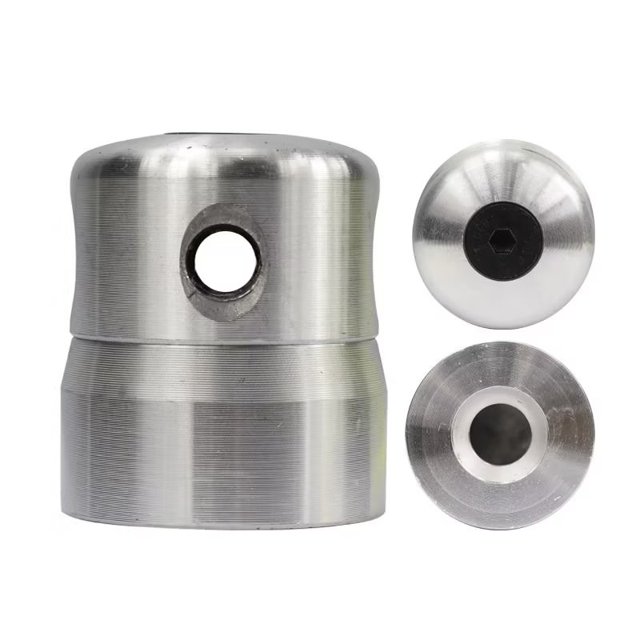 Cabezal de desbrozadora de aluminio, cabezal de corte, líneas de carrete con 4 líneas (2,4 mm, amarillo), para desbrozadora ShuxiuWang 8390612217968