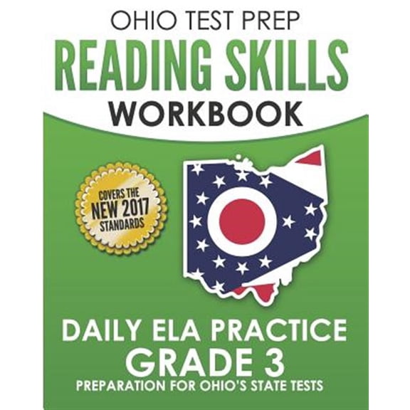 Pre-Owned OHIO TEST PREP Reading Skills Workbook Daily ELA Practice Grade 3: Practice for Ohio's State Tests for English Language Arts Paperback