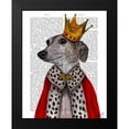 thumbnail image 2 of Fab Funky 15x18 Black Modern Framed Museum Art Print Titled - Greyhound Queen, 2 of 5