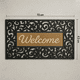 thumbnail image 2 of Tapete Entrada Rectangular 72x43 Cm PVC Antideslizante 72 Cm 43 Cm Welcome Negro, 2 of 6