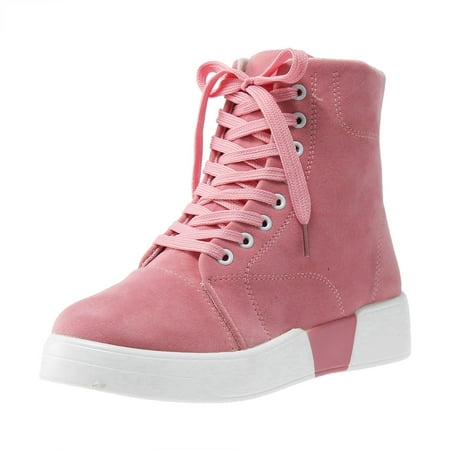 

HSMQHJWE Womens Sneaker Size 51 Sneaker Women Shoes Size 13 Womens Lace Up High Top Fashion Ankle Booties Casual Shoes Skate Shoes And Striped Shoes