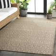 thumbnail image 3 of SAFAVIEH Sisal Performance Delia Geometric Indoor/Outdoor Area Rug, Beige/Natural, 6'7" x 6'7" Square, 3 of 16