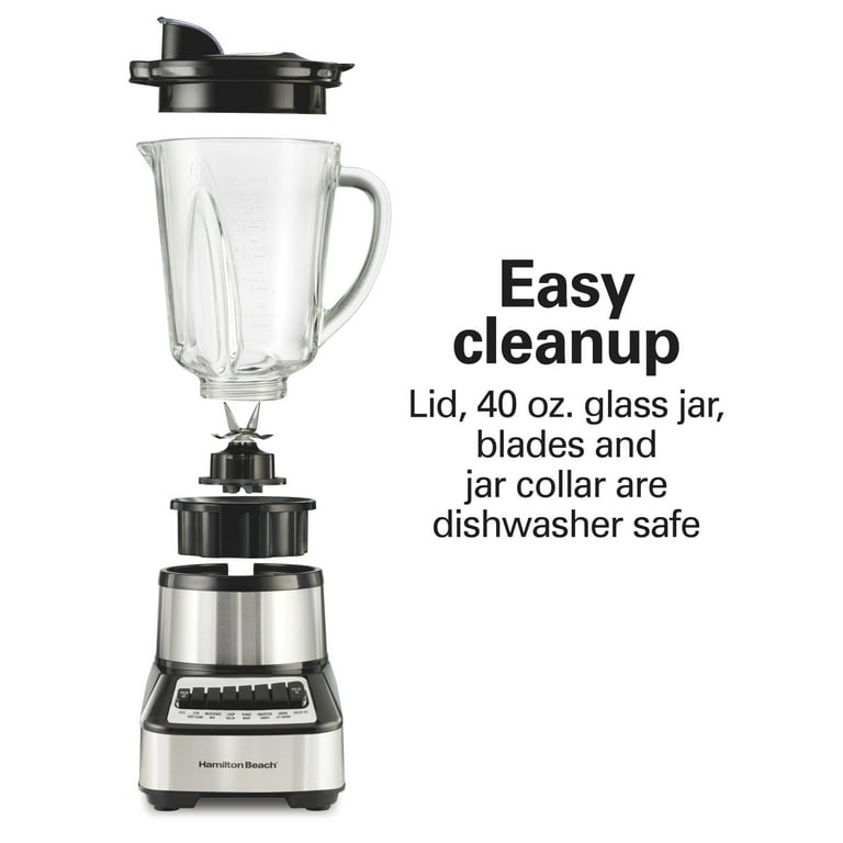 Hamilton Beach ハミルトン　　　　　　　　　ビーチ　ブレンダー Power Elite® Multi-Function Blender with Mess-free 40oz