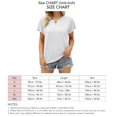 thumbnail image 5 of Camiseta de manga corta con cuello hueco, color blanco, talla S, diseño sencillo, cómodo e informal, 5 of 5