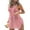 Pink, variant on Gureui Women Beach Dress Bikini Cover Up Bathing Suit Crochet Hollow Out Swimsuit Beachwear Dress