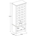 thumbnail image 2 of Prepac 24 pair Shoe Storage Rack with bottom shelf, Black, 2 of 7