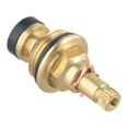 thumbnail image 1 of Brass Faucet Tap Valve Spool Faucet Cartridge Hot And Cold Water Spool G1/2 Bsp 20 Tooth Cartridge Valves Bathroom Access, 1 of 5
