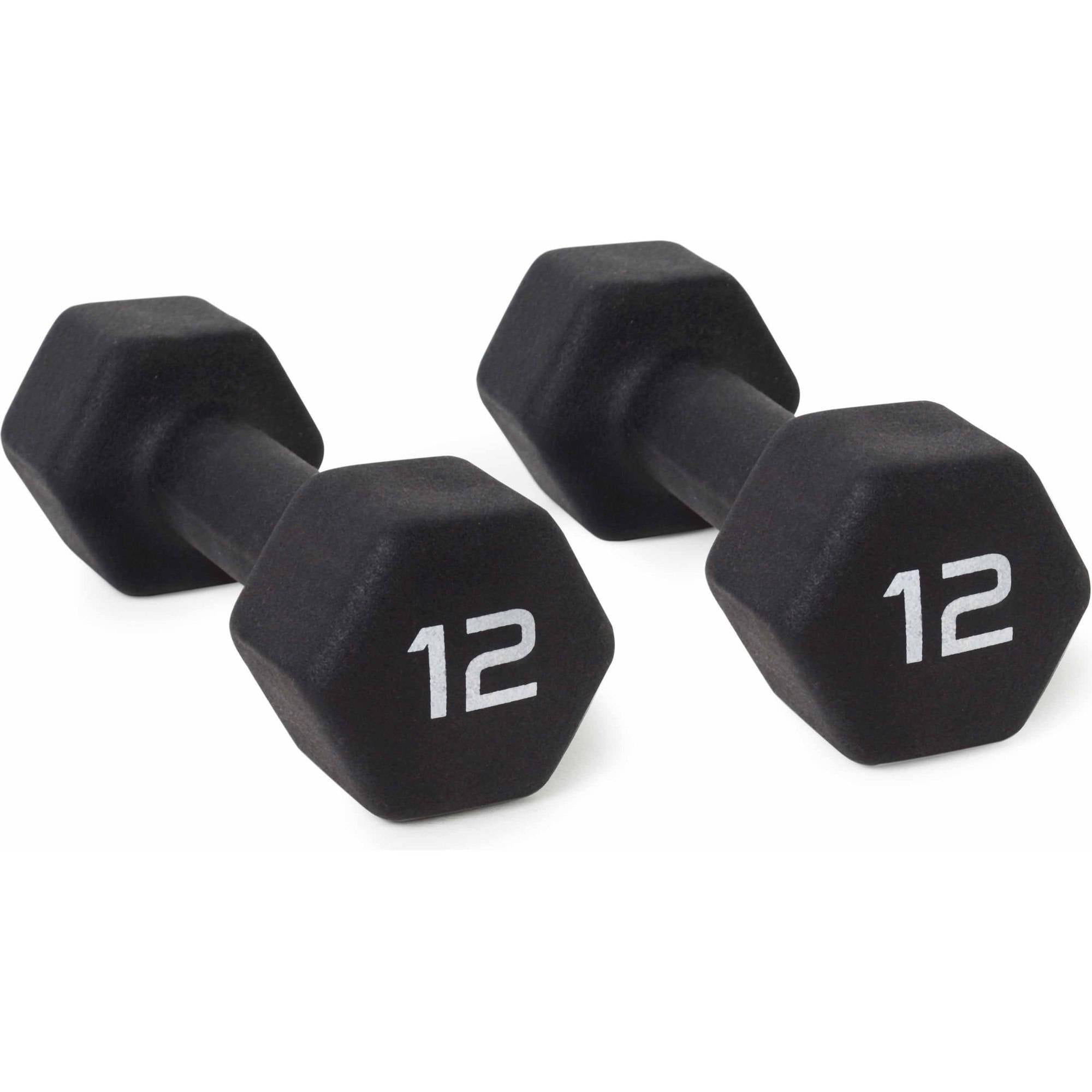 CAP Neoprene Dumbbells 8LB and 10LB Pound Free Weight Pairs Bundle Dumb bell Lot 