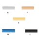 thumbnail image 4 of Jumpingount Colgante de acero inoxidable espejo colgante Rectangular pulido hombres mujeres DIY collar gargantilla accesorios de joyería Ropa, zapatos y accesorios Miscelánea Negro Jumpingount AP016463-05, 4 of 6