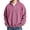 Hot Pink, variant on Hoodies for Men 2026 Fall Winter Casual Long Sleeve Washed Distressed Hooded Sweatshirt Mens Pullover Top