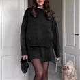 thumbnail image 2 of Women's 2 Piece Sweater Skirt Sets Knit Sweater Top Bodycon Skirt TWO Piece Outfits S-2XL, 2 of 7