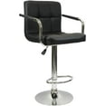 thumbnail image 4 of Nicer Furniture Black Hexagrid Bar Stool, 4 of 6