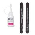 thumbnail image 1 of Pegamento para uñas Beauty Secrets de secado rápido de 15 ml con lima de uñas, paquete de 2, 1 of 3