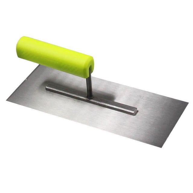 Llana de acabado / llana / espátula / llana sin dientes - herramientas / herramientas manuales para la construcción - mango de plástico - albañilería / albañil / revestimiento / yeso - bricolaje - ac