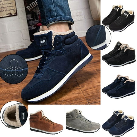 

Winter Savings Clearance! Suokom Boots for Women Men Winter Men And Women Couples Warm Cotton Shoes And Snow Boots Winter Snow Boots for Women Men Black
