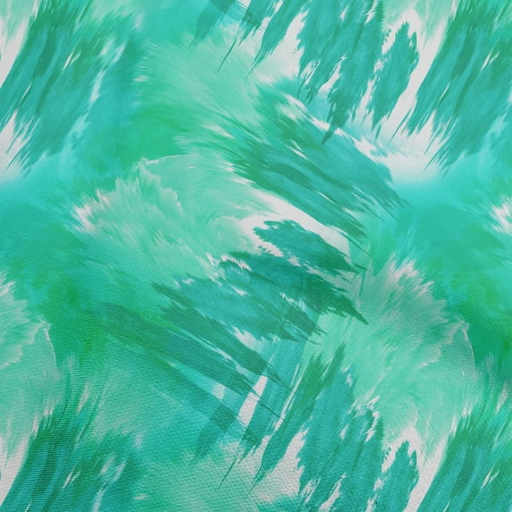 oneOone Rayon Sea Green Fabric Tie Dye Sewing Craft Projects Fabric Prints By Yard 56 Inch Wide
