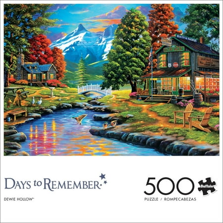 Buffalo Games 500 Piece Puzzle, Days to Remember - Dewie Hollow