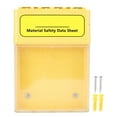 thumbnail image 2 of Document Visual Document Storage Box Dust and Water Poof MSDS Magnetic Industrial Document File Box, 2 of 7