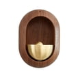thumbnail image 2 of Campana de latón de 2 piezas, campana colgante magnética para puerta, porche de puerta de refrigerador Gloria carillón de viento, 2 of 9