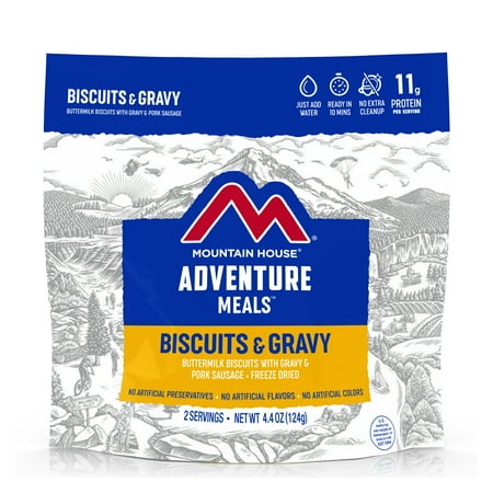 UPC: 0041133554534 | Mountain House Biscuits & Gravy  Freeze-Dried Camping & Backpacking Food  2 Servings