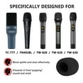 thumbnail image 2 of Geekria for Creators Foam Windscreen Compatible with TONOR TC-777, TW-620, TW-630, TW-820, TN492BL Microphone Antipop Foam Cover, Mic Wind Cover, Sponge Foam Filter (Black / 2 Pack), 2 of 6