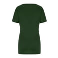 thumbnail image 5 of Rciityk Women's Maternity Shirts Summer Short Sleeve Pregnancy Tops Split Side Solid Casual Crew Neck Pregnant T-Shirt, 5 of 7
