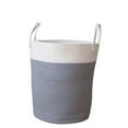 thumbnail image 2 of Fithood Large Baskets for Blanket Cotton Rope Woven Storage Baskets with Strong Handles Nursery Laundry Basket Kids Toy Hamper, 2 of 4