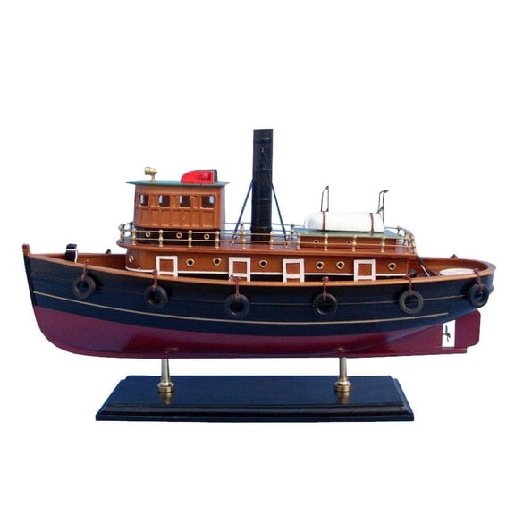 Handcrafted Model Ships FB-203 River Rat Tugboat Decorative Fishing Boat