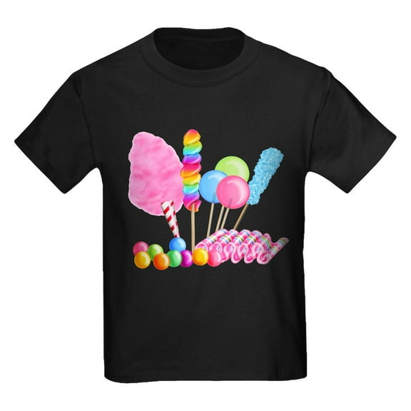 CafePress - Candy Circus T Shirt - Dark T-Shirt Kids XS-XL