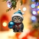 thumbnail image 3 of Colgante navideño de gatito para coche, colgante para mochila, decoración navideña para el hogar, 3 of 3