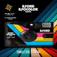 thumbnail image 2 of Ilford Ilfocolor Rapid Retro Single Use Camera with 31mm Optical Lens and Pre-Loaded 27 Exposures (Black, 2-Pack) Bundle (2 Items), 2 of 7