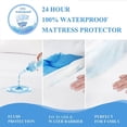 thumbnail image 3 of Protector de colchón impermeable Softhour Twin XL, paquete de 2, 3 of 8