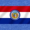 thumbnail image 2 of CafePress - Missouri State Flag - Cute Infant Baby Football Bodysuit, 2 of 3