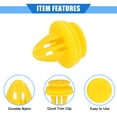 thumbnail image 4 of Unique Bargains 10 Pcs Door Trim Panel Retainer Clip Fasteners Compatible for Chevrolet Aveo 2004-2011 Plastic Yellow, 4 of 6
