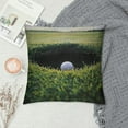 thumbnail image 2 of Chilfamy Golf Course Throw Pillow Cover Golf Ball Near Hole Decorative Pillow Case Cushion Cover Decor Pillowcase for Home White, 2 of 5
