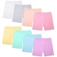 thumbnail image 1 of Pantalones cortos de baile Boyiee para niñas y niños pequeños, paquete de 8 colores brillantes, 1 of 7