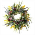 thumbnail image 1 of Coronas para Puerta Entrada, 45 cm, para Exteriores, Bienvenidas, Flores Verano, Resistentes A la Intemperie, Vegetación, Coronas Redondas para Todas las Estaciones., 1 of 5