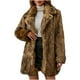 thumbnail image 1 of Abrigo de Piel Sintética Para Mujer Chaqueta Cálida Invierno Turn Down Collar Prendas de Abrigo Odeerbi ODB178512, 1 of 9