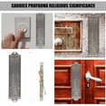 thumbnail image 3 of OFFIGAM Metal Mezuzah with Scroll for Door Judaica Home Decor Ornament Set for Tradition, 3 of 7