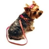 Pink & Green Dot Adjustable Harness & Leash Bundle Set