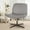 PU+PVC-Gray, variant on CONCETTA Comfortable Armless Office Chair Adjustable Height, Perfect for Home Workstation, PU+PVC - Beige