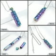 thumbnail image 6 of Cylinder Urn Necklace for Ashes for Women Men Cremation Jewelry Keepsake Memorial Human Pet Ashes Pendant, 6 of 8