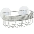 thumbnail image 3 of Kitchen Details Sponge Holder with 2 Suction Cups Metal Sink Caddy, Chrome, 5.71" x&nbsp;2.76" x&nbsp;2.36", 3 of 3