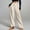 Beige, variant on Women's Pants Under $8 Pants Plus Size Solid Color High Waisted Button Pockets Loose Drying Suit Pants Black And White,Size 4XL