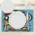 thumbnail image 3 of Ambesonne Indie Place Mats Set of 4, Various Monsters Universe, Standard Size, Multicolor, 3 of 6